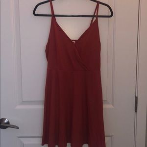 Copper colored mini dress
